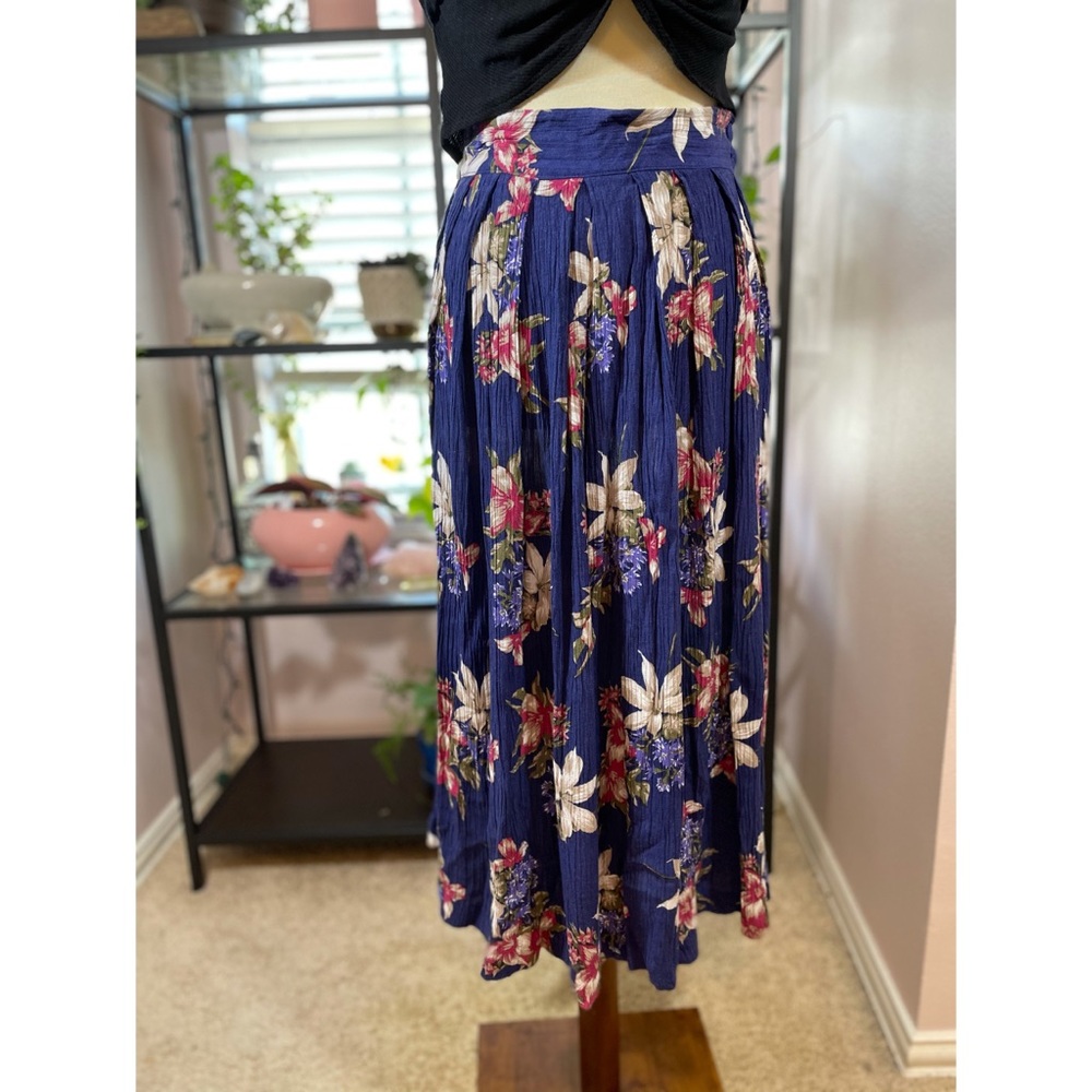Karen Scott Floral Skirt